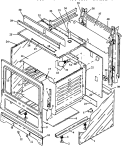 Part Location Diagram of 06567100E Whirlpool FRAME, FRONT (ENAMEL)