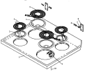 Part Location Diagram of 07712804 Whirlpool Hinge Arm