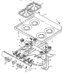 Part Location Diagram of 06558200L Whirlpool Maintop (almond)