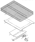 OVEN COMPONENTS Diagram and Parts List for SNK26AA P1142397NW,L Amana Range