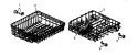 RACK ASSY Diagram and Parts List for CDU210CWW P1199013W Amana Dishwasher
