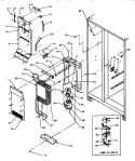 FZ EVAP AND AIR HANDLING Diagram and Parts List for SS21SL P1193801W L Amana Refrigerator