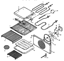 OVEN ACCESSORIES Diagram and Parts List for CACO27SEW1 P41132338 N Amana Range