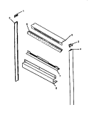 TRIM Diagram and Parts List for CACO27SEW1 P41132338 N Amana Range
