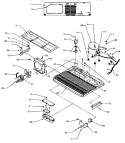 MACHINE COMPARTMENT Diagram and Parts List for SXD22S2L P1190404W L Amana Refrigerator