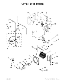 Part Location Diagram of W10785721 Whirlpool HARNS-WIRE