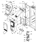 EVAP & AIR HANDLING (FZR) Diagram and Parts List for SX22SE P1190201W E Amana Refrigerator