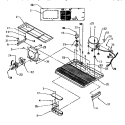MACHINE COMPARTMENT Diagram and Parts List for SX22SE P1190201W E Amana Refrigerator