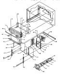 EVAP AREA Diagram and Parts List for TR22S4E P1196201W E Amana Refrigerator