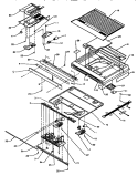 DIVIDER BLOCK Diagram and Parts List for TR22S4E P1196201W E Amana Refrigerator