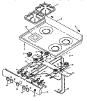Part Location Diagram of 06561400 Whirlpool SUPPORT