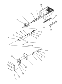 CRUSHED ICE BUCKET Diagram and Parts List for GSDE3201SW P1190901W W Amana Refrigerator