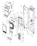 EVAP & AIR HANDLING Diagram and Parts List for SSD21SW P1193901W W Amana Refrigerator