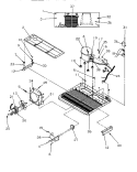 MACHINE COMPARTMENT Diagram and Parts List for SSD21SW P1193901W W Amana Refrigerator