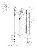 DOOR HINGE AND TRIM (REF) Diagram and Parts List for SRDE27S3E P1190601W E Amana Refrigerator