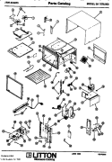 Part Location Diagram of M68D136 Whirlpool Door Assembly