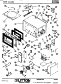 Page 1 Diagram and Parts List for SA1475002 SA1475.00 2 Amana Microwave