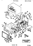 Part Location Diagram of M7D209 Whirlpool DOOR HANDLE KIT