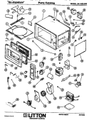 Page 1 Diagram and Parts List for SA1430000 SA1430.00 0 Amana Microwave