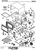 Page 1 Diagram and Parts List for SA2075A02 SA2075.A0 2 Amana Microwave