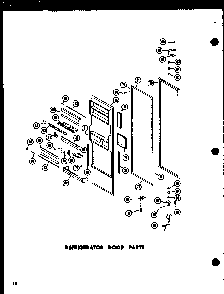 Refrigerator Door Parts Diagram and Parts List for SD19W-C-P60340-23WC  Amana Refrigerator