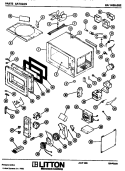 Part Location Diagram of M6D307 Whirlpool KNOB