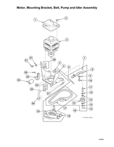 Part Location Diagram of 205217P Maytag Pump