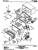 Part Location Diagram of M1D960 Maytag USE MAC A4539618