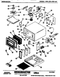 Part Location Diagram of M2D744 Whirlpool FOAM INSULATOR