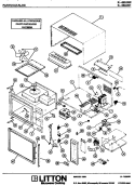 Page 1 Diagram and Parts List for K-460001  Amana Microwave