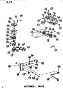 ELECTRICAL Diagram and Parts List for R1E P7107902M Amana Microwave