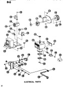 ELECTRICAL Diagram and Parts List for R1E P7107904M Amana Microwave