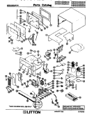 Page 1 Diagram and Parts List for EU80/56300  Menumaster Microwave