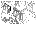 Page 2 Diagram and Parts List for UJW1040A  Amana Microwave