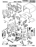 Page 1 Diagram and Parts List for EU80/55302  Menumaster Microwave