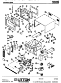 Page 1 Diagram and Parts List for UM2100000 UM2100.00 0 Amana Microwave