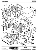 Page 1 Diagram and Parts List for UM3100000 UM3100.00 0 Amana Microwave