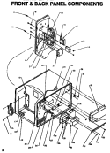 Part Location Diagram of 10822201 Whirlpool NLACOVER, COMPONENT