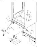 CABINET BOTTOM Diagram and Parts List for TR522SW P1182701W W Amana Refrigerator