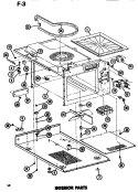 Part Location Diagram of D7321911 Whirlpool WELDMENT, OVEN CAVITY