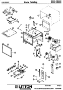 Page 1 Diagram and Parts List for 1008000  Litton Microwave