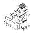 Part Location Diagram of 06513100B Whirlpool Panel, brl drawer bl