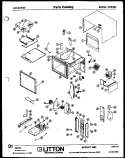 Page 1 Diagram and Parts List for 1015000  Litton Microwave