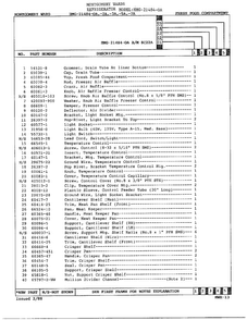 Fresh Food Compartment Page 2 Diagram and Parts List for 21484-OA  Admiral Refrigerator