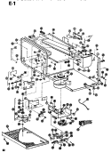INTERIOR Diagram and Parts List for RR59T P7495301M Amana Microwave