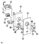 CONTROL PANEL Diagram and Parts List for RS520 P7701405M Amana Microwave