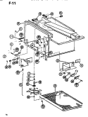 INTERIOR Diagram and Parts List for RL53 P7578801M Amana Microwave