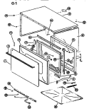 EXTERIOR Diagram and Parts List for RL53 P7578801M Amana Microwave