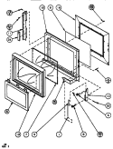 Part Location Diagram of D7683601 Whirlpool NLACOVER HANDLE BROWN K