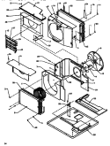 CHASSIS ASSY Diagram and Parts List for 18C5EY P1178201R Amana Air Conditioner